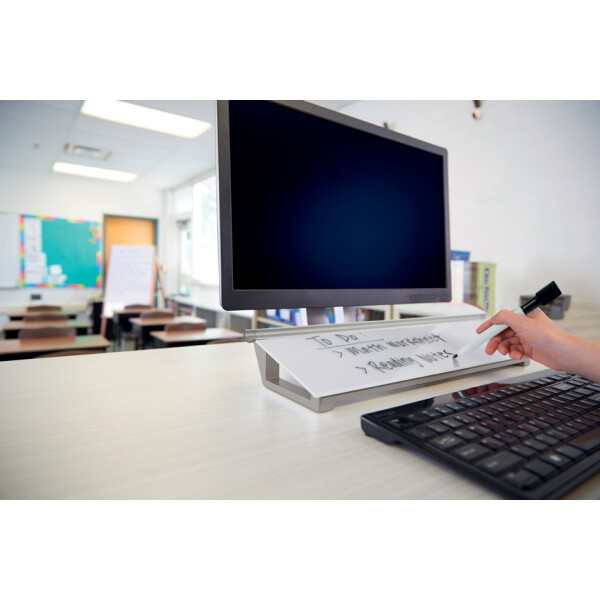 nobo Memoboard für den Schreibtisch, weiß
