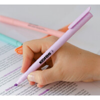 Kores Textmarker-Pen "High Liner Pastell", 6er...