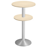 SODEMATUB Stehtisch 60001EA, 600 500 mm, ahorn alu