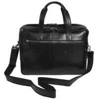 EXACOMPTA Notebook-Umhängetasche EXACTIVE, Leder, schwarz