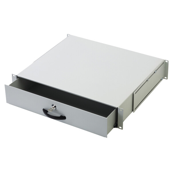 DIGITUS 19" Dokumentenfach, 2 HE, schwarz (RAL 9005)