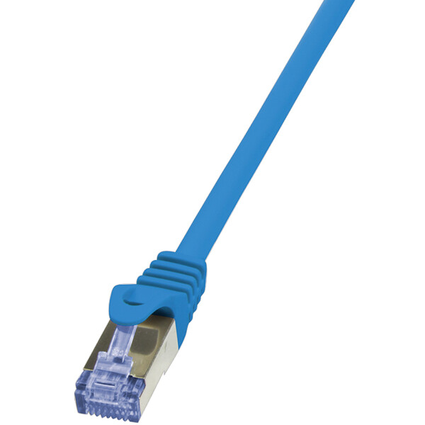 LogiLink Patchkabel, Kat. 6A, S FTP, 0,5 m, violett