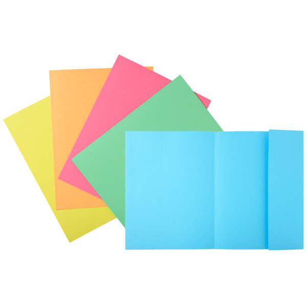 EXACOMPTA Aktendeckel SUPER 250, DIN A4, farbig sortiert