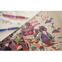 uni-ball Gel-Tintenroller SIGNO broad UM153, silber