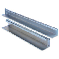 DIGITUS L-Support Gleitschienen-Set, 1 HE, tiefenverstellbar