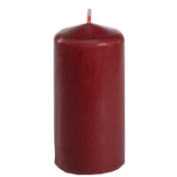 PAPSTAR Stumpenkerze, Durchmesser: 50 mm, bordeaux