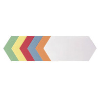 FRANKEN Moderationskarte, Rhombus, 205 x 95 mm, sortiert