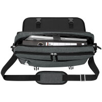 WEDO Notebook-Umhängetasche Messenger Bag COLLEGE, grau