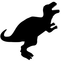 Securit Kreidetafel SILHOUETTE "Dino"