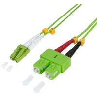 LogiLink LWL Patchkabel, LC-Duplex - SC-Duplex, OM5, 2,0m