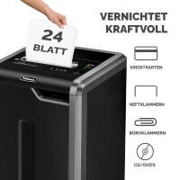 Fellowes Aktenvernichter Powershred 325Ci, Partikel 4 x 38mm