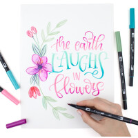 Tombow Doppelfasermaler "ABT DUAL BRUSH PEN", Pastellfarben