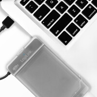 LogiLink USB 3.0 - SATA Adapter mit Schutzhülle,...