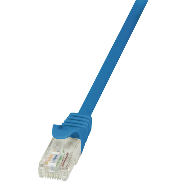 LogiLink Patchkabel, Kat. 5e, U UTP, 1,0 m, blau