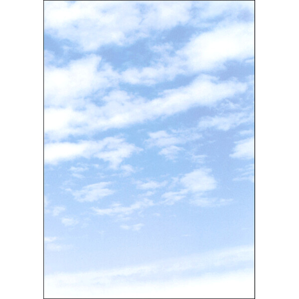 sigel Design-Papier, DIN A4, 90 g qm, Motiv "Clouds"