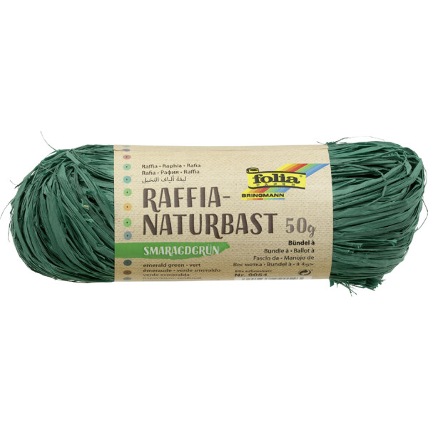 folia Raffia-Naturbast, 50 g, zitronengelb