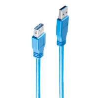shiverpeaks BASIC-S USB 3.0 Kabel, A-Stecker - A-Kupplung