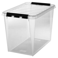 smartstore Aufbewahrungsbox CLASSIC 66 L, Clips: weiß