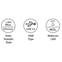 DIGITUS USB 3.0 auf Gigabit Ethernet Adapter, weiß