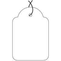 APLI Warenanhänger - Großpackung, 36 x 53 mm,...