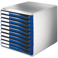 LEITZ Schubladenbox Formular-Set, 10 Schübe,...