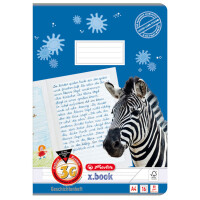 herlitz Geschichtenheft x.book, DIN A5, Lineatur 2G