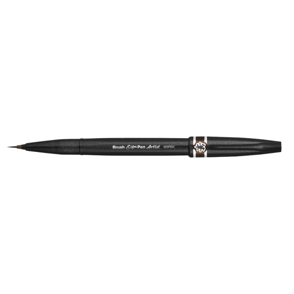 PentelArts Pinselstift Sign Pen Artist, grau