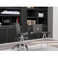 PAPERFLOW Schreibtisch easyHome LV9, weiß buche