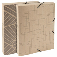 EXACOMPTA Sammelbox Eterneco, DIN A4, 25 mm, natur