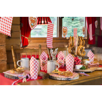 PAPSTAR Motiv-Servietten "Vichy Karo", 330 x...