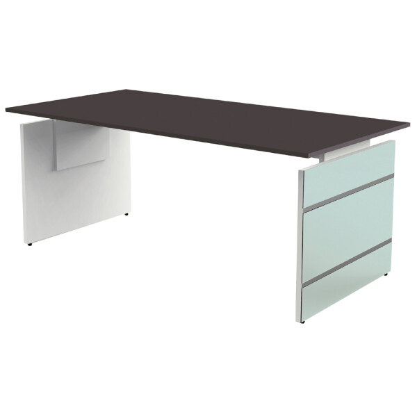 kerkmann Wangen-Schreibtisch LUGANO, (B)1.800 mm, weiß