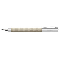 FABER-CASTELL Füllhalter Ambition OpArt White Sand