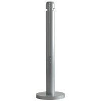 Rubbermaid Standascher Smokers Pole, rund, schwarz