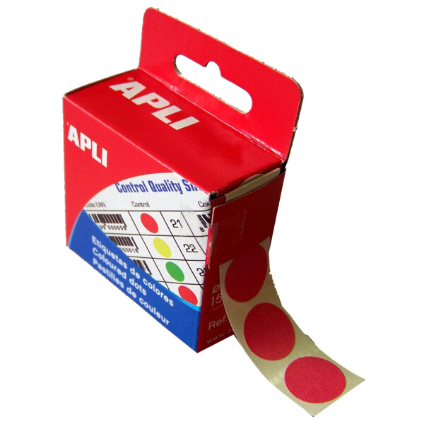 APLI Markierungspunkte, Durchmesser: 15 mm, rund, rosa