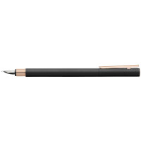 FABER-CASTELL Füllhalter NEO Slim Metall, schwarz...