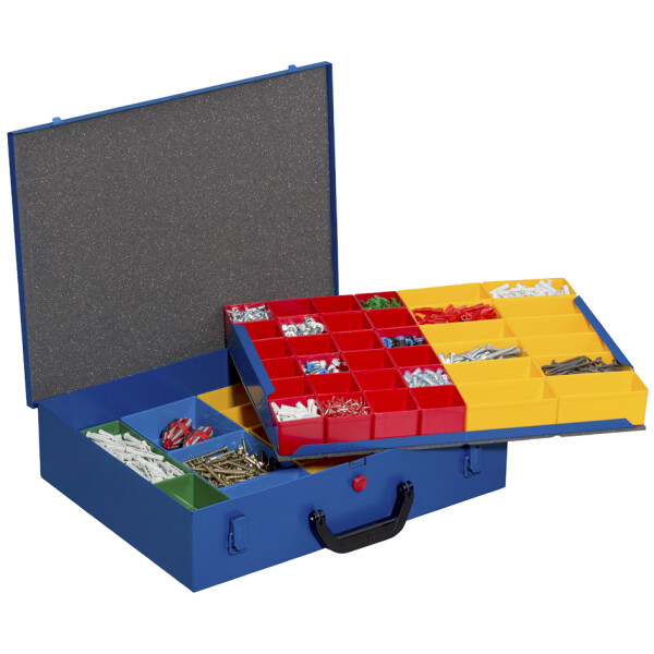 allit Metall-Kleinteilekoffer EuroPlus Pro M 44 2L-59, blau