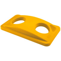 Rubbermaid Abfallbehälter Slim Jim mit Lüftungskanälen, grau