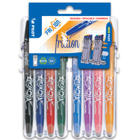 PILOT Tintenroller FRIXION BALL 07 Set2Go, 4er Etui