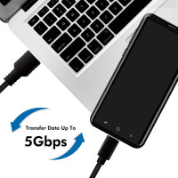 LogiLink USB 3.2 Kabel, USB-A - USB-C Stecker, 0,5 m