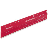 transotype Schneidelineal PRO, aus Aluminium, 800 mm