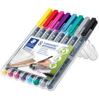 STAEDTLER Lumocolor Permanent-Marker 317M, 8er Etui
