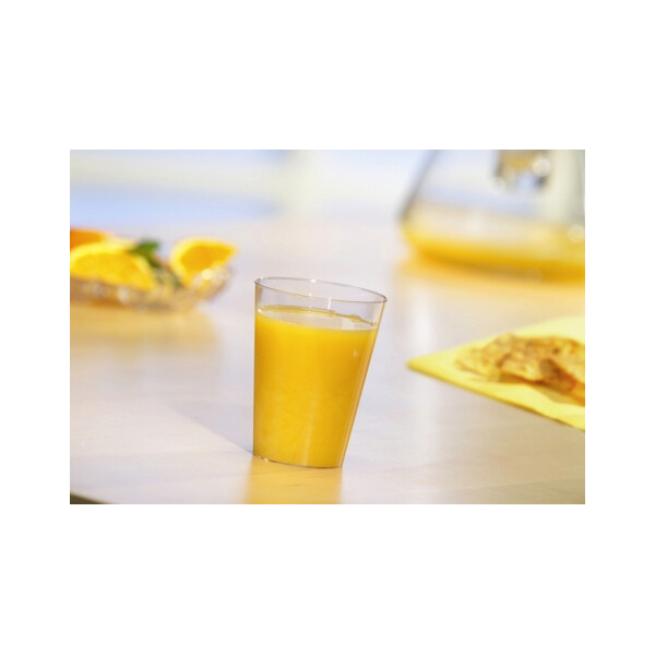STARPAK Kunststoff-Trinkbecher PS, 0,1 l, glasklar, 40er