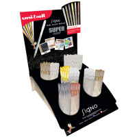 uni-ball Gelschreiber SIGNO Metallic, 120er Display