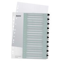LEITZ Kunststoff-Register WOW, Zahlen, A4...