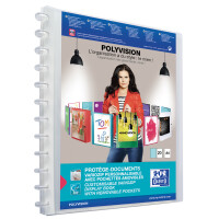 Oxford Sichtbuch Vario-Zipp POLYVISION, blau
