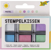 folia Stempelkissen Set "Pastell", 6-farbig...