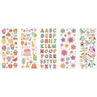 folia Brilliant-Sticker, Ganzjahres-Motive sortiert