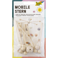 folia Mobile-Stern aus Holz