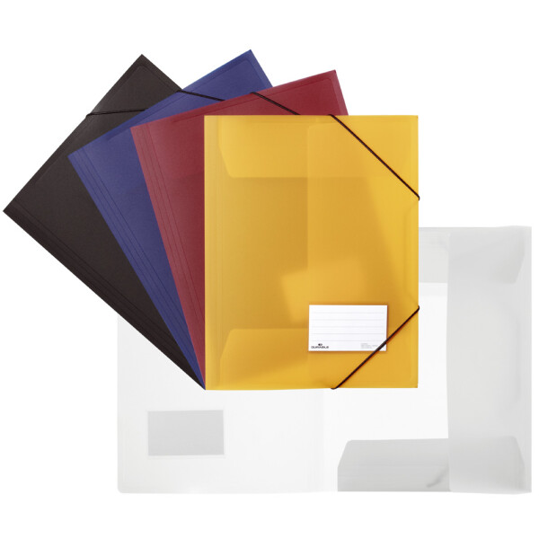 DURABLE Eckspannermappe, DIN A4, PP, rot