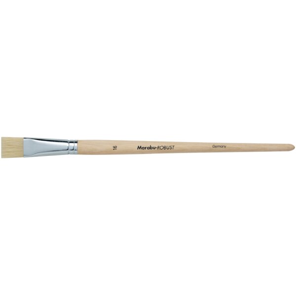 Marabu Borstenpinsel Robust, flach, Gr. 16